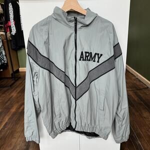 Vintage JWOD Skillcraft ARMY Jacket size‎ Medium. Gray green. Retro.